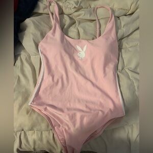 PLAYBOY Pink One Piece Swimsuit